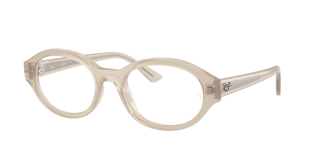 Brillen ray-ban rx7257 shilo 8433 blanco oval unisex größe 54mm - Hauptansicht