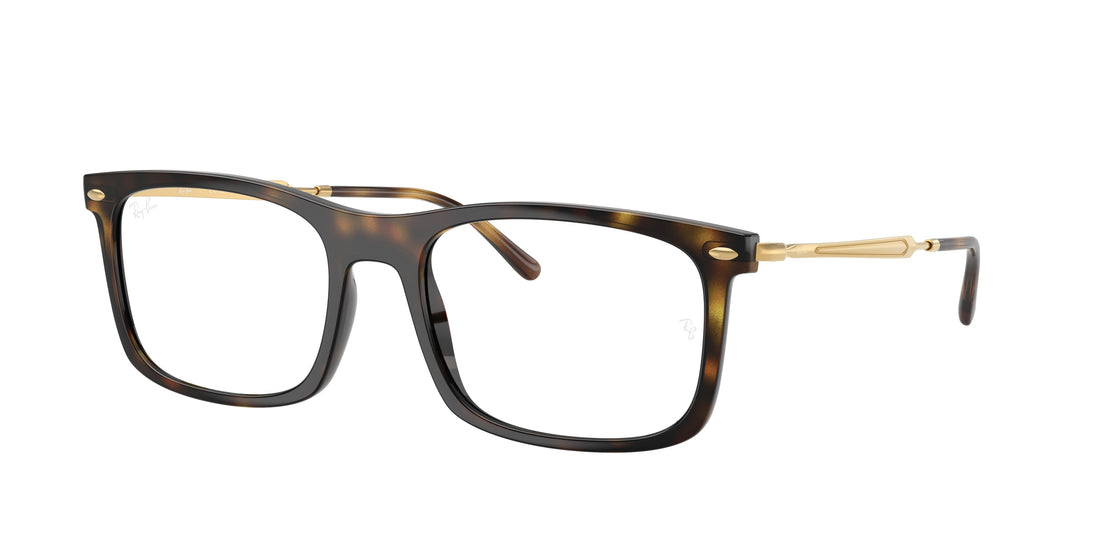 Occhiali da vista ray-ban rx7260 2012 havana rectangular unisex taglia 54mm - Vista principale