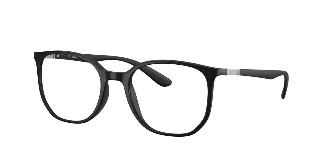 Óculos graduados ray-ban rx7397 5204 negro irregular unisex tamanho 52mm - Vista principal