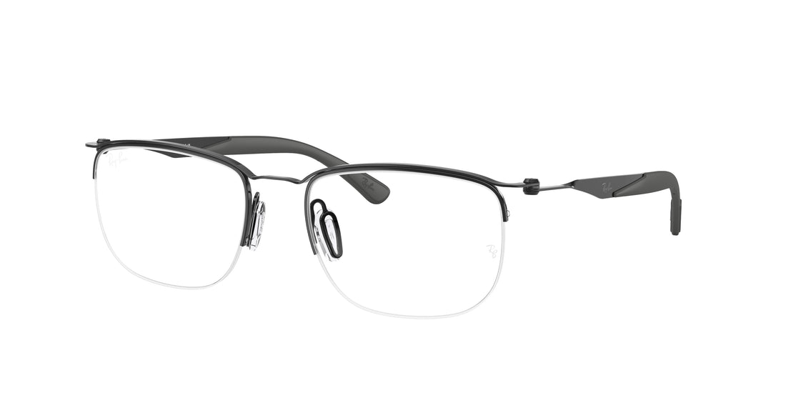 Prescription glasses ray-ban rx7552 3209 negro square unisex size 54mm - Main view