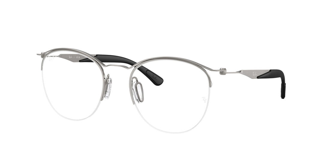 Gafas graduadas ray-ban rx7553 3214 gris round unisex talla 50mm - Vista principal