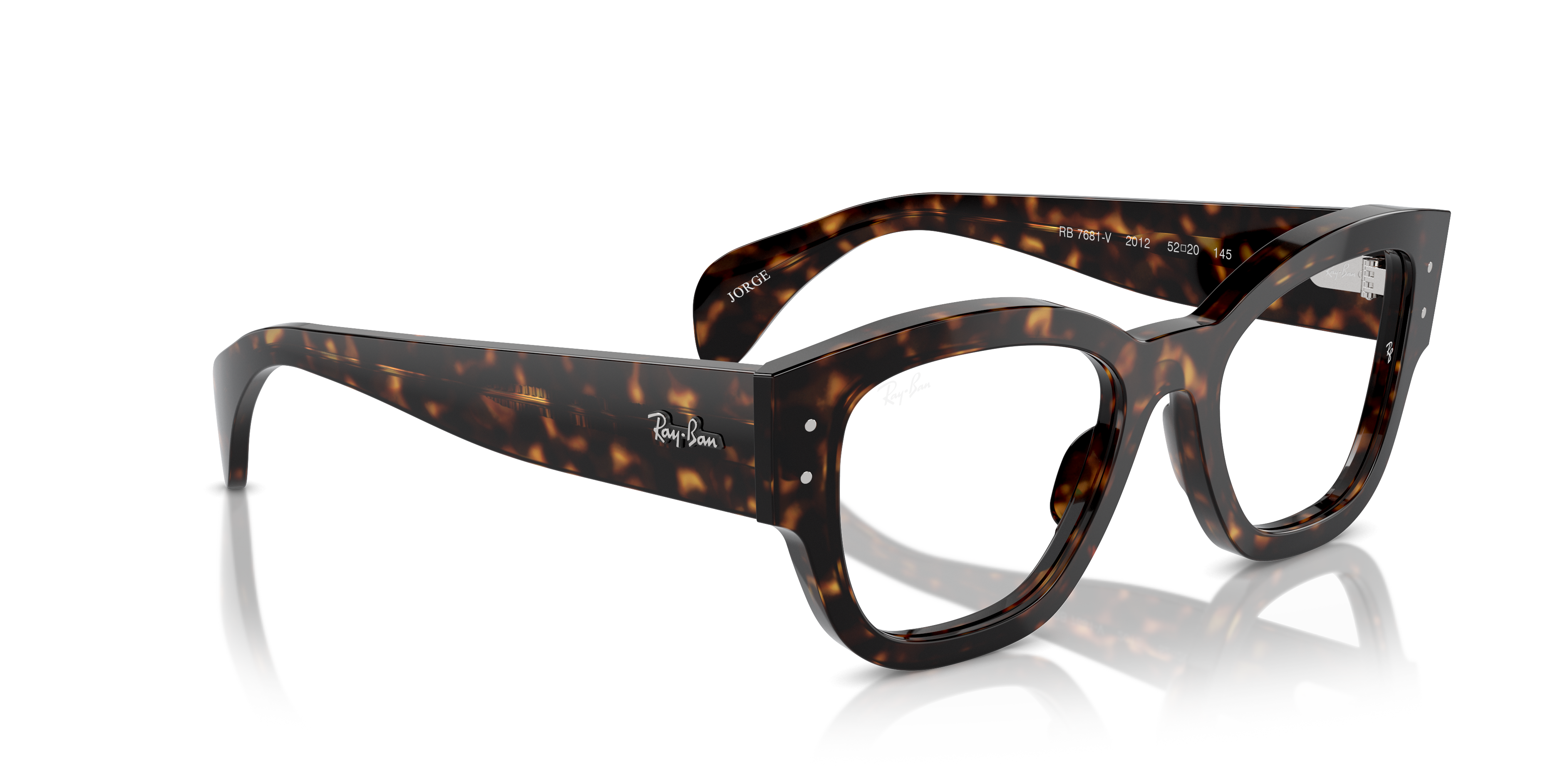 RAY-BAN VISTA RX7681V JORGE 2012 52