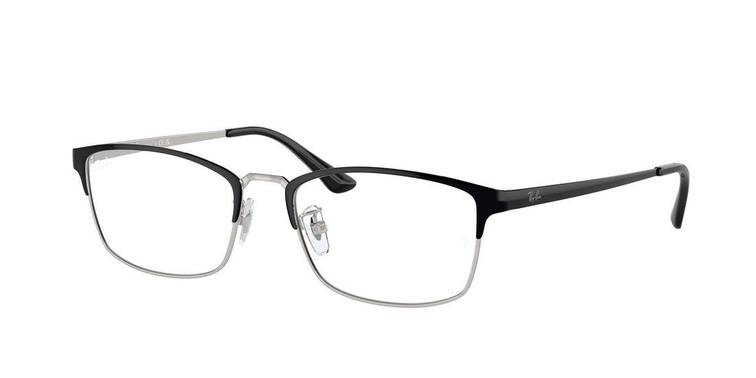 Brillen ray-ban rx8772d 1235 negro unisex größe 54mm - Hauptansicht