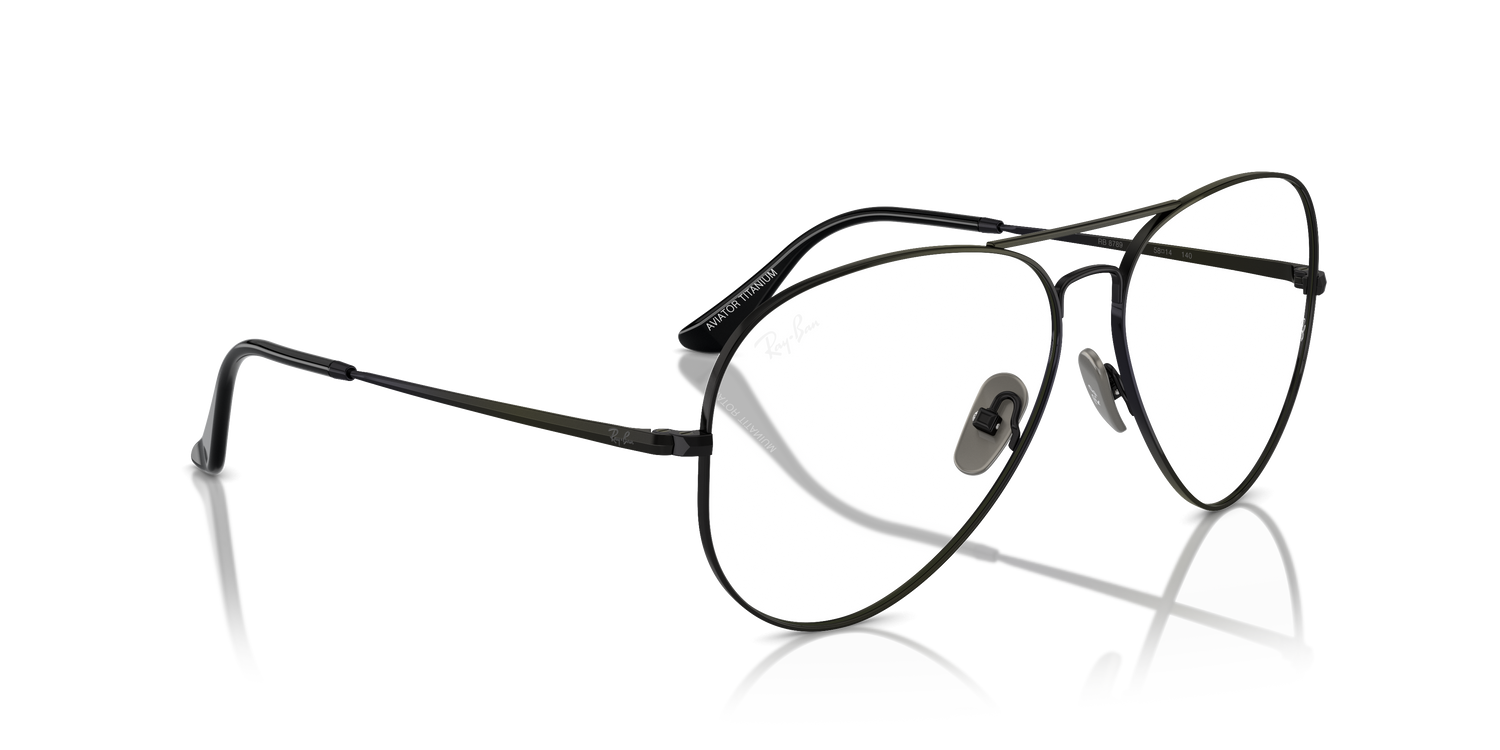 RAY-BAN RX8789 AVIATOR TITANIUM 1244 58 - 8