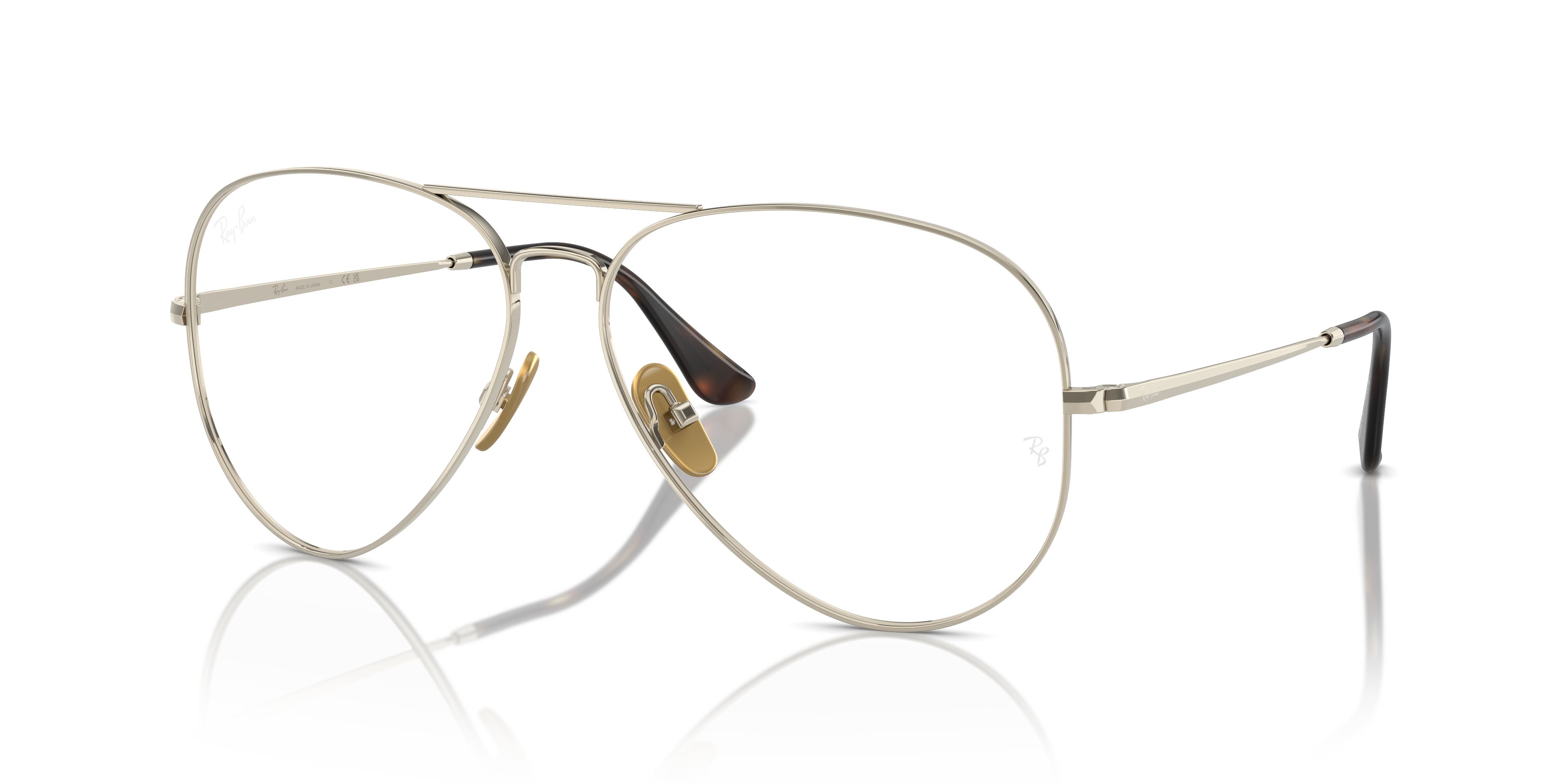 RAY-BAN RX8789 AVIATOR TITANIUM 1246 58 - 7