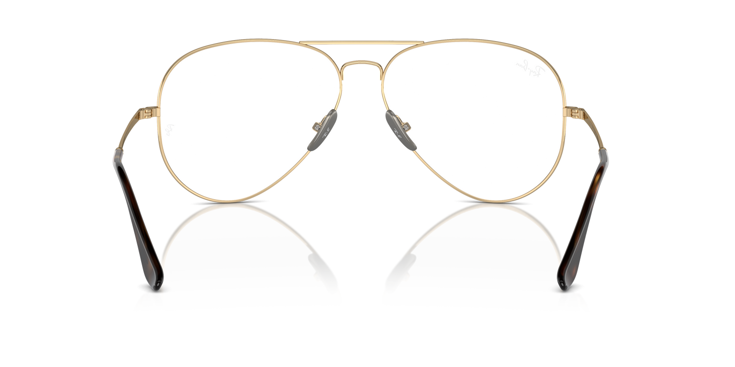 RAY-BAN RX8789 AVIATOR TITANIUM 1247 58