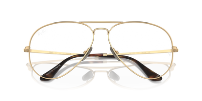 RAY-BAN RX8789 AVIATOR TITANIUM 1247 58