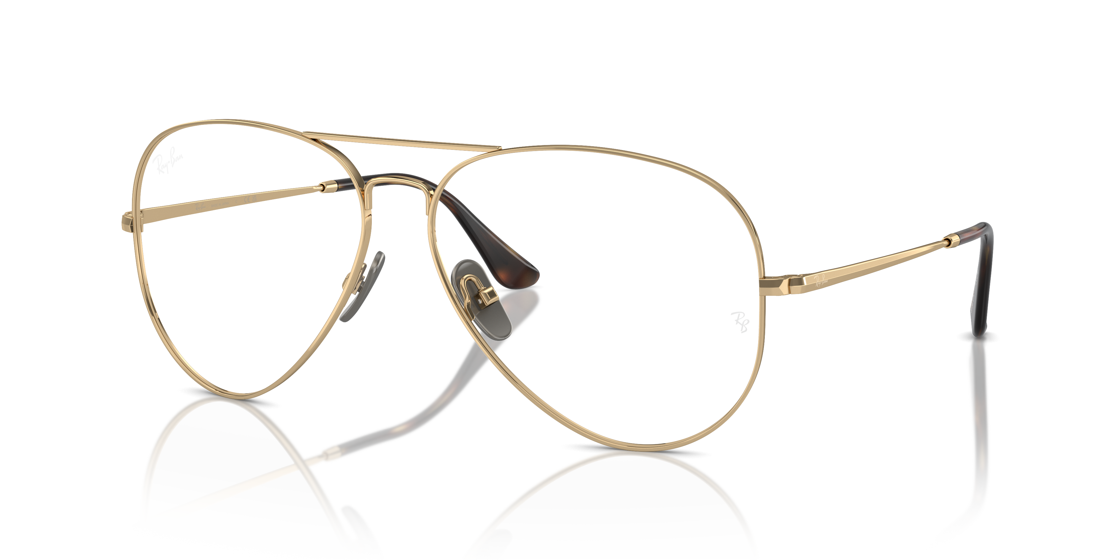 RAY-BAN RX8789 AVIATOR TITANIUM 1247 58