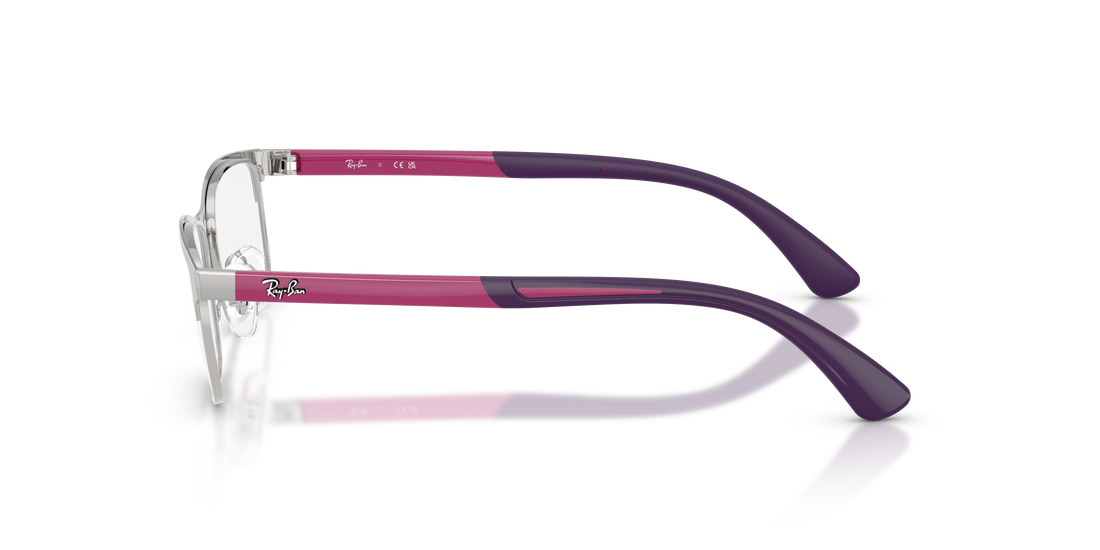 Gafas graduadas ray-ban junior ry1061 4101 plateado rectangular infantil talla 46mm - Vista de detalle