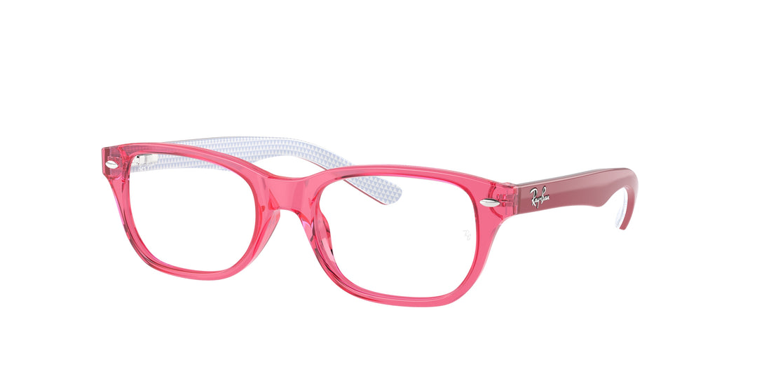 Brillen ray-ban junior vista ry1555 3978 48 rosa square maat mm - Hoofdaanzicht