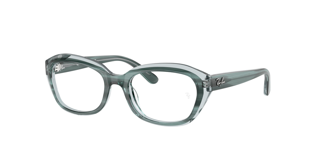 Occhiali da vista ray-ban junior ry1636 3990 verde irregular infantil taglia 48mm - Vista principale