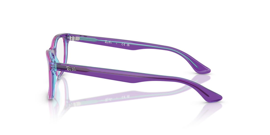 Occhiali da vista ray-ban junior ry1642 3997 violeta pillow infantil taglia 48mm - Vista dettagliata