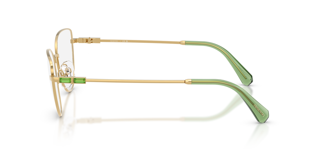 Occhiali da vista swarovski sk1007 4017 dorado cat eye femenino taglia 55mm - Vista dettagliata