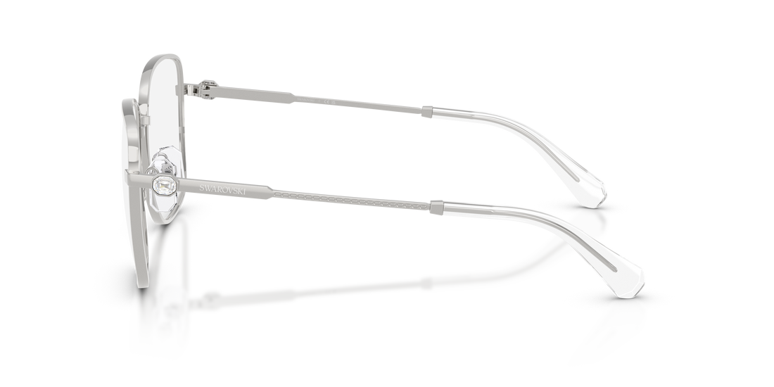 Brillen swarovski sk1036 4001 plateado square femenino größe 53mm - Detailansicht