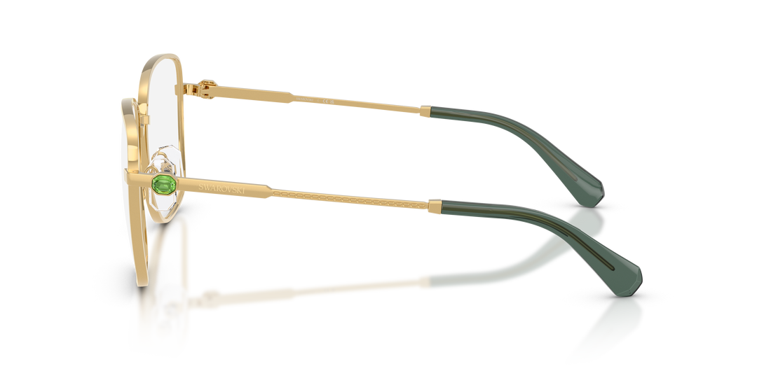 Brillen swarovski sk1036 4017 dorado square femenino größe 55mm - Detailansicht