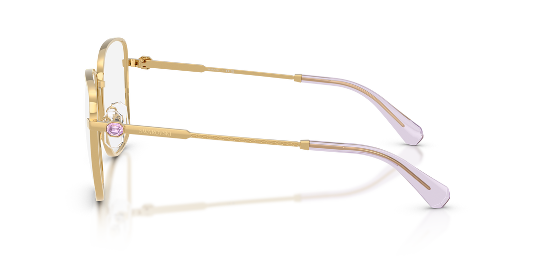 Brillen swarovski sk1036 4036 dorado square femenino größe 55mm - Detailansicht