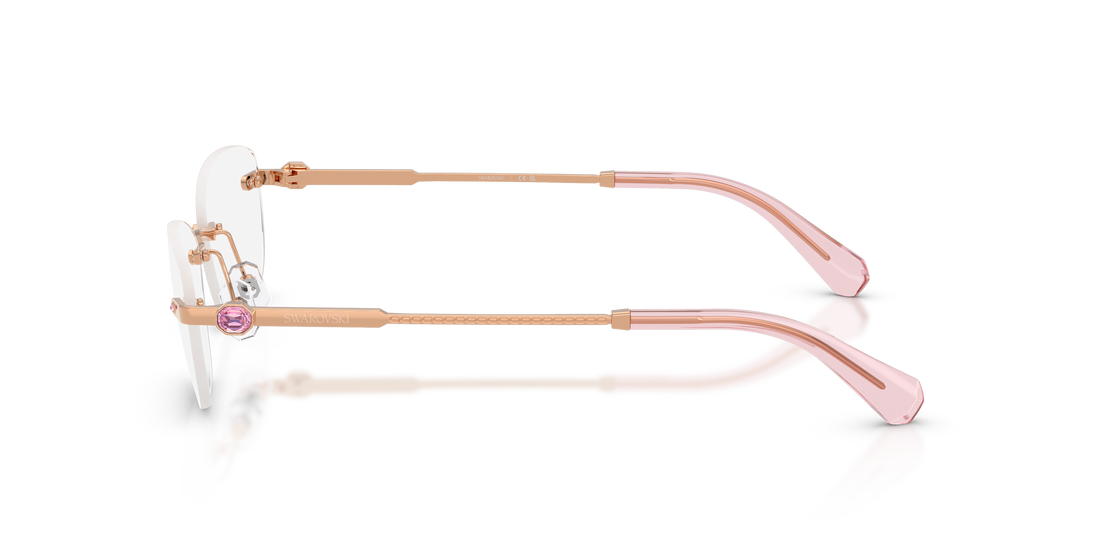 Occhiali da vista swarovski sk1037 4014 dorado oval femenino taglia 56mm - Vista dettagliata