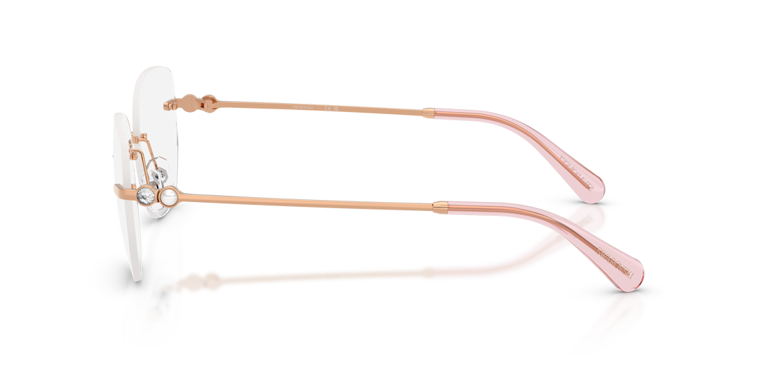 Brillen swarovski sk1038 4014 dorado round femenino größe 56mm - Detailansicht