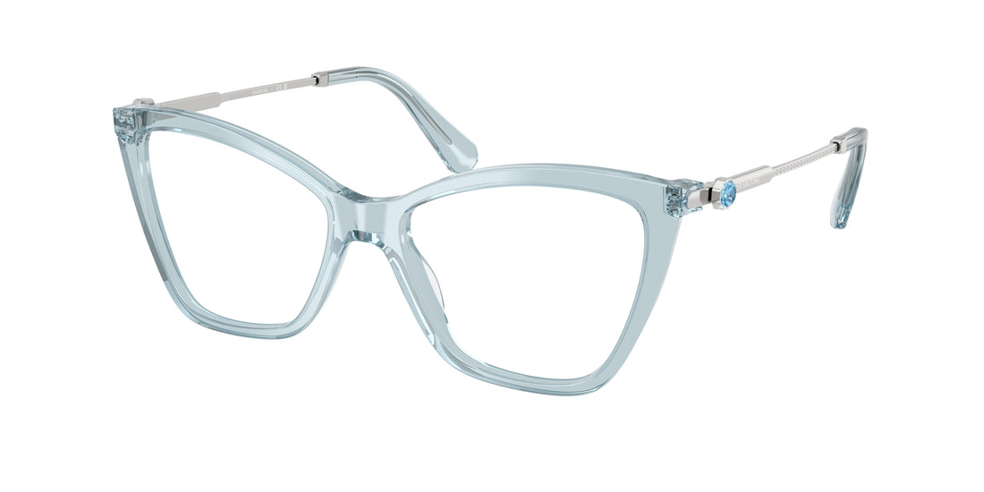 Prescription glasses swarovski sk2051 1065 azul cat eye femenino size 53mm - Main view
