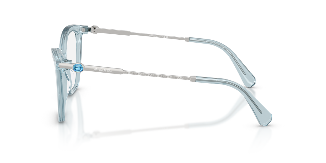 Prescription glasses swarovski sk2051 1065 azul cat eye femenino size 51mm - Detailed view