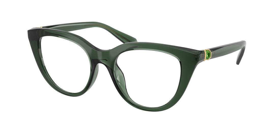 Prescription glasses swarovski sk2052 1043 verde cat eye femenino size 49mm - Main view