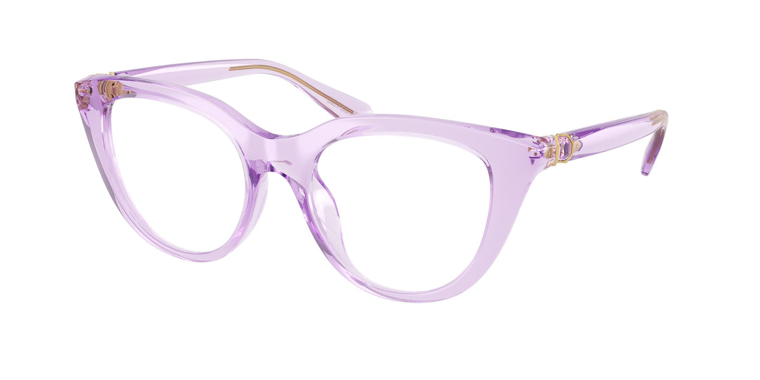 Prescription glasses swarovski sk2052 1079 violeta cat eye femenino size 51mm - Main view