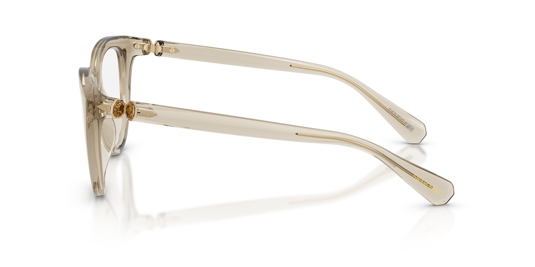 Prescription glasses swarovski sk2052 3003 marron cat eye femenino size 51mm - Detailed view