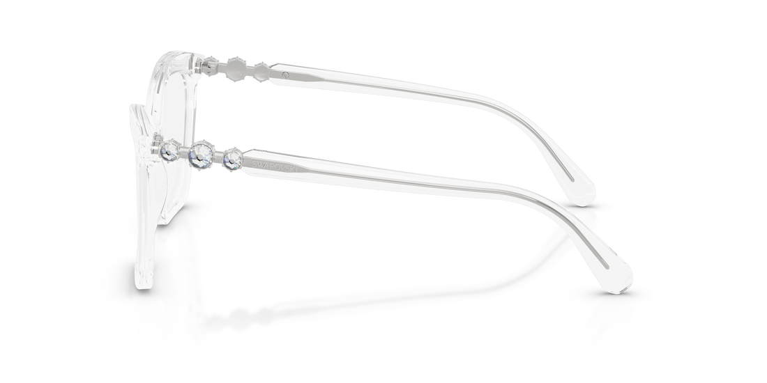 Prescription glasses swarovski sk2053 1027 transparente cat eye femenino size 54mm - Detailed view