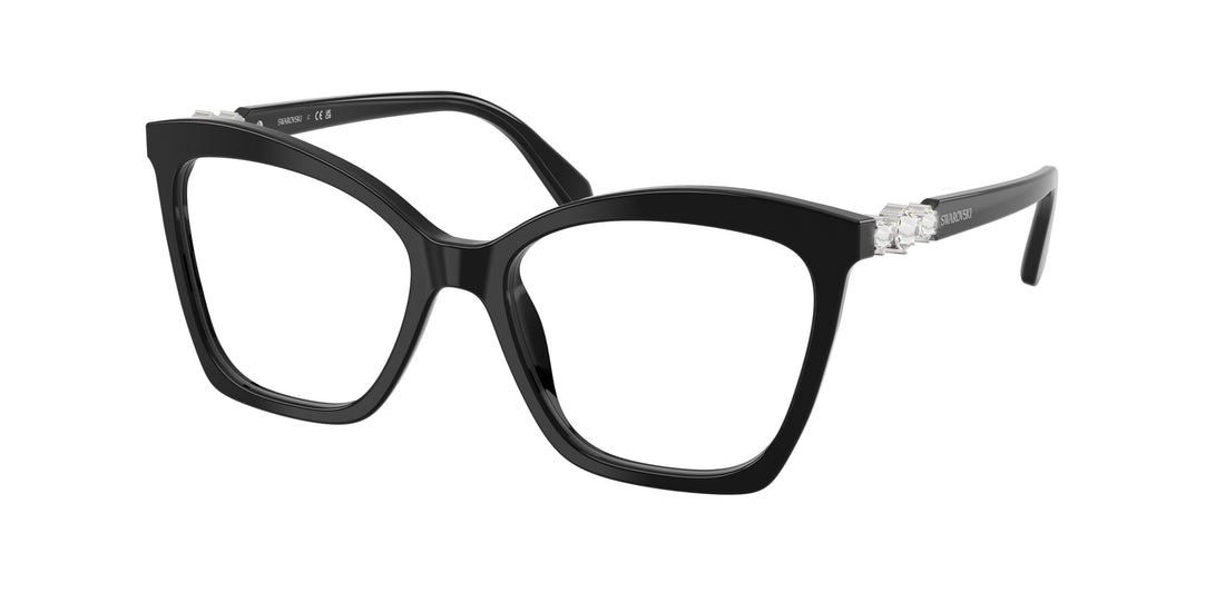Prescription glasses swarovski sk2053 1038 negro cat eye femenino size 52mm - Main view