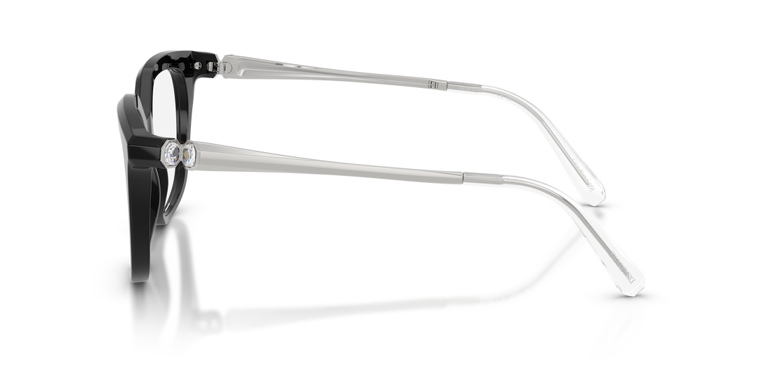 Lunettes de vue swarovski sk2059 1038 negro square femenino taille 51mm - Vue détaillée