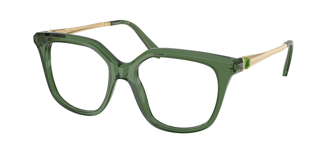 Occhiali da vista swarovski sk2059 1085 verde square femenino taglia 53mm - Vista principale