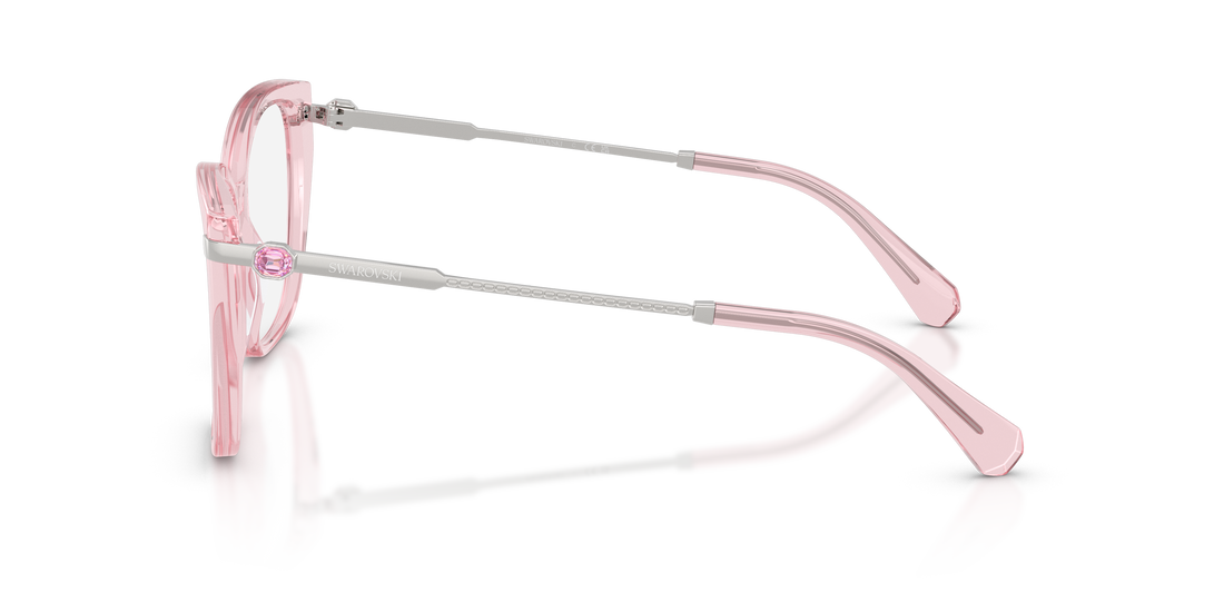 Lunettes de vue swarovski sk2060 3001 rosa cat eye femenino taille 53mm - Vue détaillée