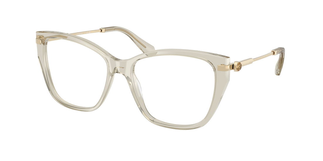 Lunettes de vue swarovski sk2060 3003 beige cat eye femenino taille 55mm - Vue principale