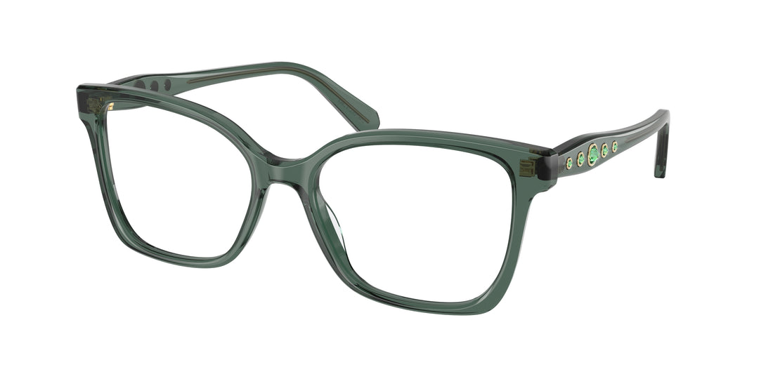 Lunettes de vue swarovski sk2061 1043 verde square femenino taille 53mm - Vue principale