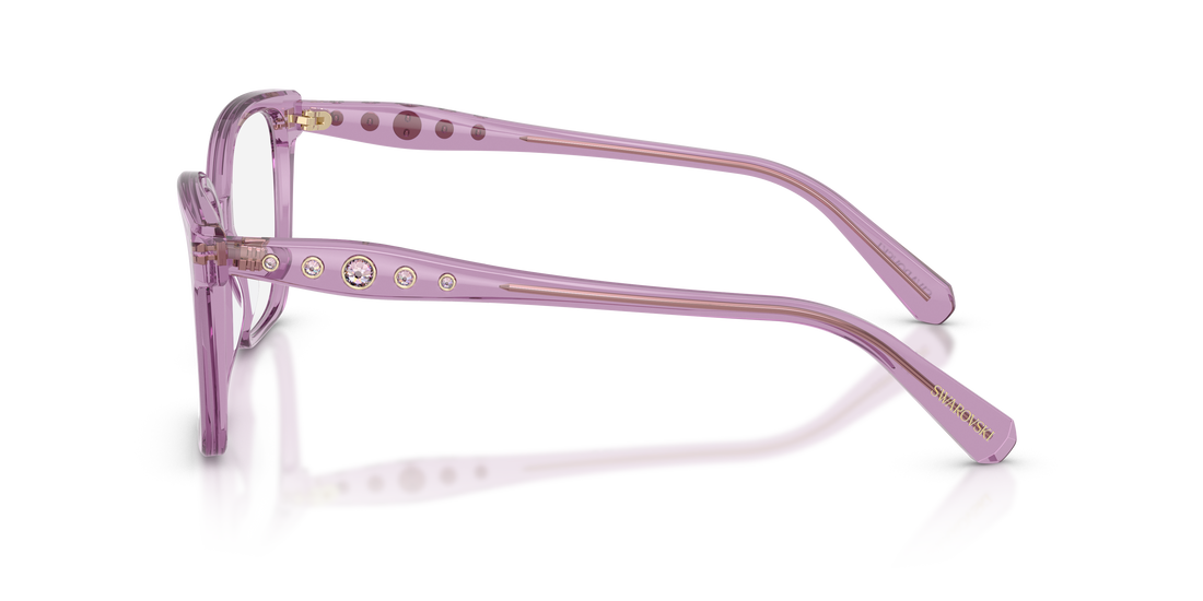 Lunettes de vue swarovski sk2061 1096 violeta square femenino taille 53mm - Vue détaillée