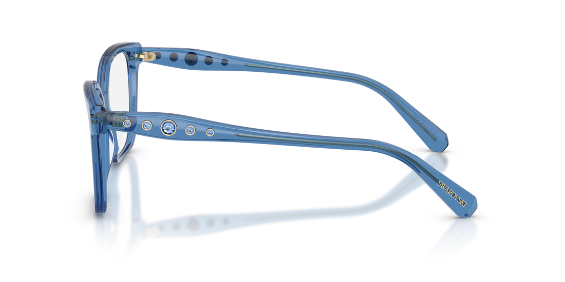 Occhiali da vista swarovski sk2061 1100 azul square femenino taglia 53mm - Vista dettagliata