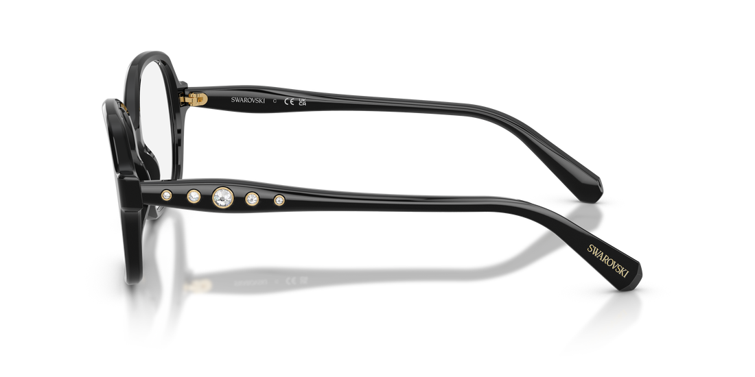 Brillen swarovski sk2063 1001 negro square femenino größe 54mm - Detailansicht