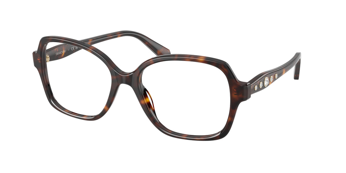 Occhiali da vista swarovski sk2063 1002 havana square femenino taglia 54mm - Vista principale