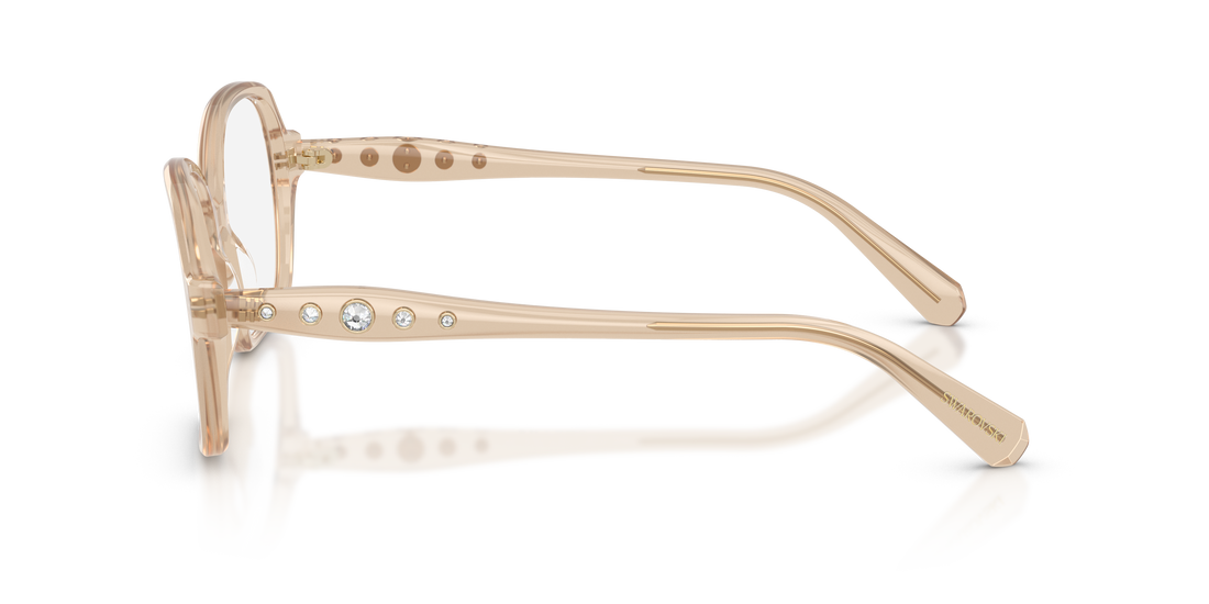 Brillen swarovski sk2063 1034 beige square femenino größe 54mm - Detailansicht