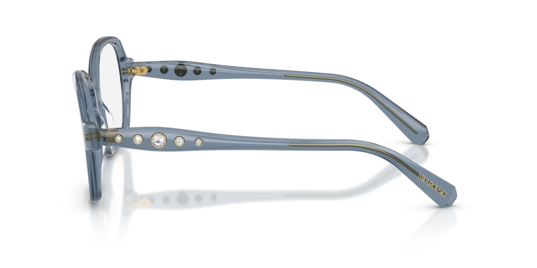 Brillen swarovski sk2063 1102 azul square femenino größe 56mm - Detailansicht