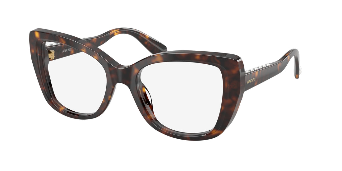 Occhiali da vista swarovski sk2066u 1002 havana butterfly femenino taglia 51mm - Vista principale