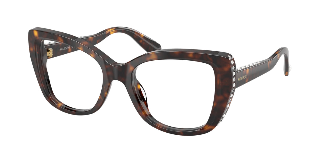 Occhiali da vista swarovski sk2066u 1094 havana butterfly femenino taglia 51mm - Vista principale