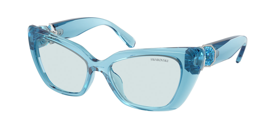 Lunettes de soleil swarovski sk6047 107872 azul cat eye femenino taille 54mm - Vue principale