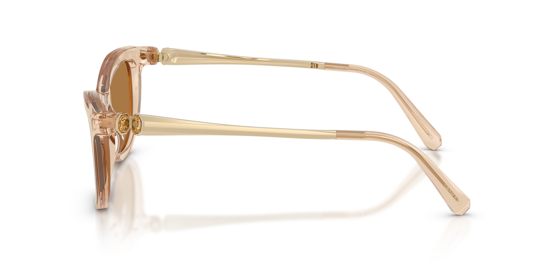 Lunettes de soleil swarovski sk6057 109273 marron cat eye femenino taille 56mm - Vue détaillée