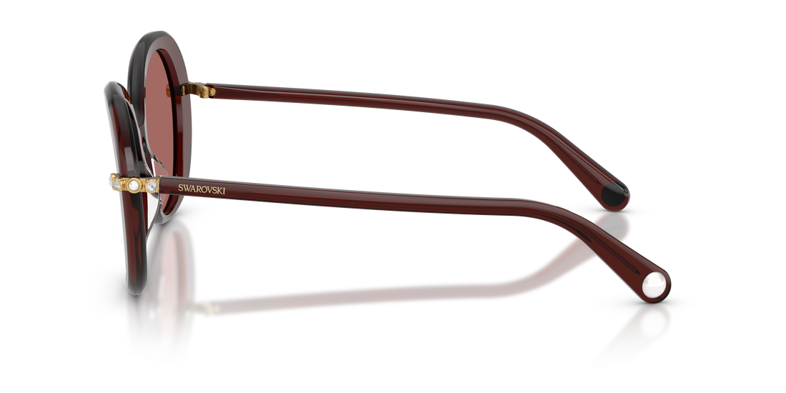 Gafas de sol swarovski sk6059 109869 rojo butterfly femenino talla 55mm - Vista de detalle