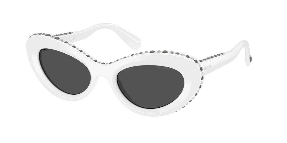 Gafas de sol swarovski sk6061u 105087 blanco cat eye femenino talla 51mm - Vista principal