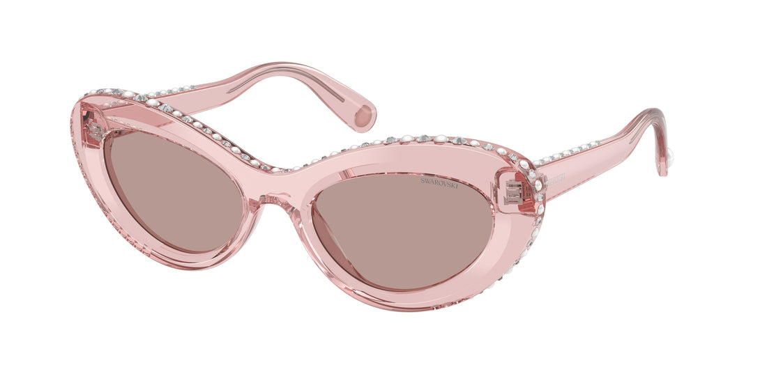 Gafas de sol swarovski sk6061u 11057n rosa cat eye femenino talla 51mm - Vista principal