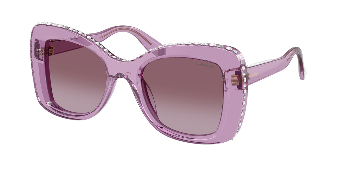 Lunettes de soleil swarovski sk6062u 10968h violeta butterfly femenino taille 51mm - Vue principale