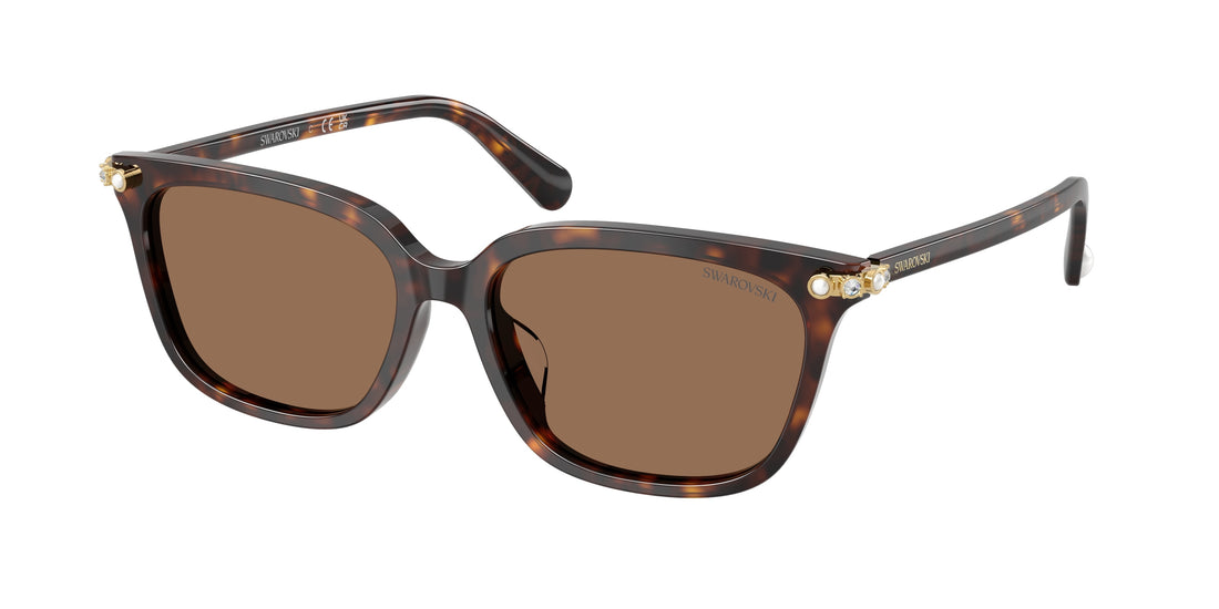 Gafas de sol swarovski sk6064d 100273 havana pillow femenino talla 56mm - Vista principal