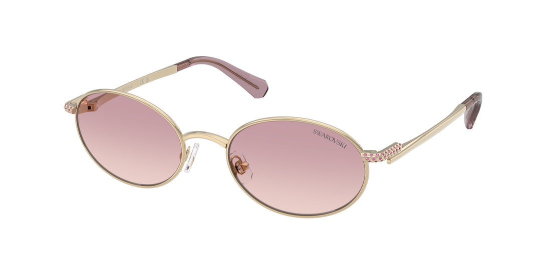 Gafas de sol swarovski sk7033 401368 dorado oval femenino talla 53mm - Vista principal